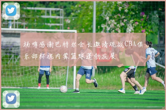 杨鸣感谢巴特尔会长邀请观战CBA俱乐部杯祝内蒙篮球蓬勃发展